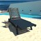 Highwood Usa Crestone Chaise Lounge Outdoor Furniture for Pool, Patio CM-LNGSQ62-FBE - alternate 2